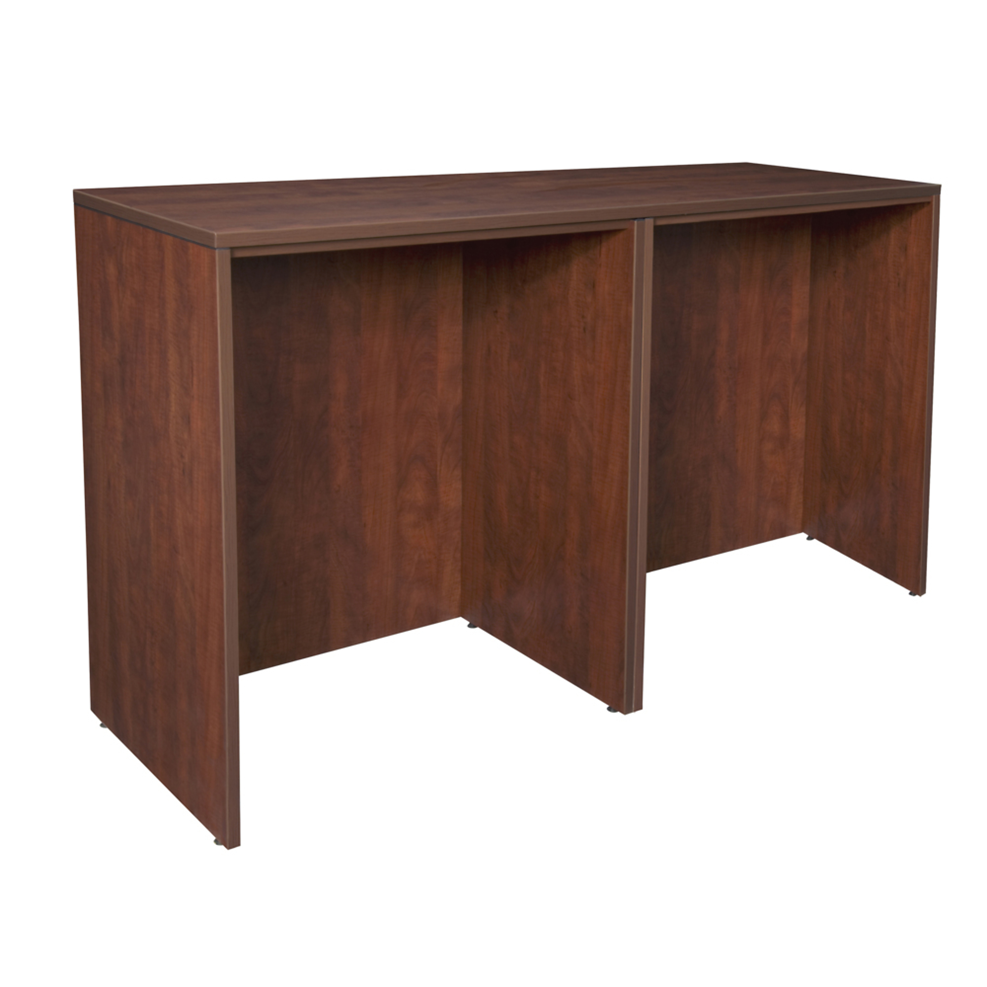 Regency Furniture Legacy Stand Up Side-to-Side Desk — Cherry, 34in. Kneespace, Model# LSSDSD7223CH